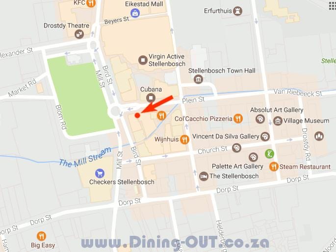 kat jeyografik nan dorp lari yo nan Cape Town