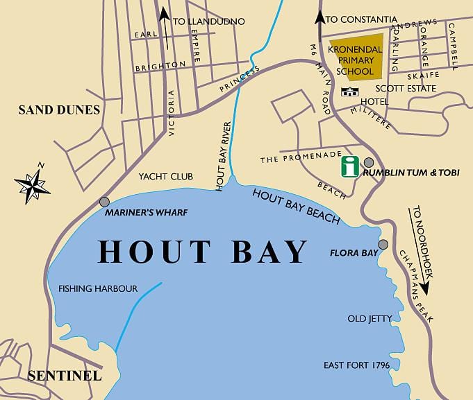 kat jeyografik nan hout bay kat Cape Town