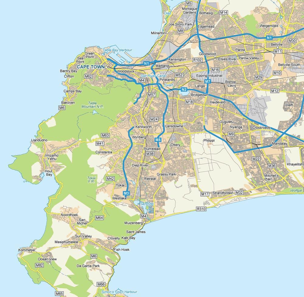 kat jeyografik nan kat jeyografik lari yo nan plumstead Cape Town