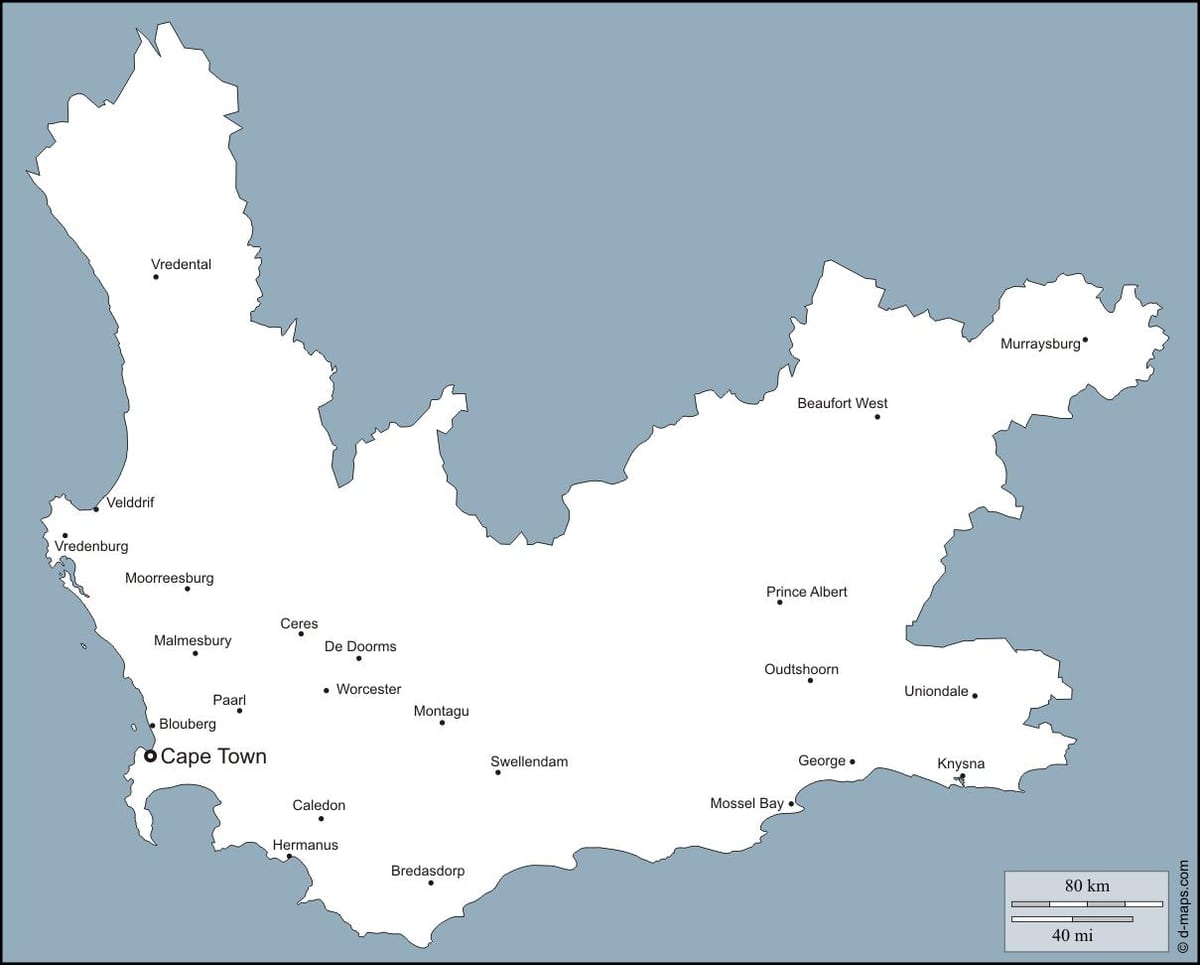 kat western Cape tout ti Bouk