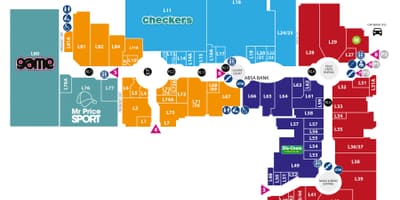 Kat jeyografik nan cape pòtay lavil sant komèsyal